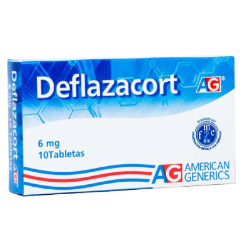 Deflazacort 6 Mg Caja X 10 Tabletas