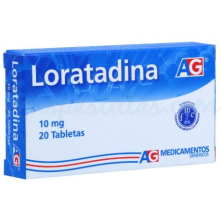 Loratadina 10 Mg Caja X 20 Tabletas 