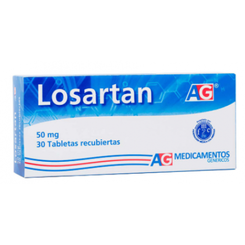 Losartan 50 Mg Caja X 30 Tabletas 