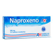 Naproxeno 500 Mg AG Caja X 10 Tabletas 