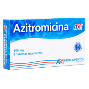 Azitromicina 500 Mg Caja X 3 Tabletas 