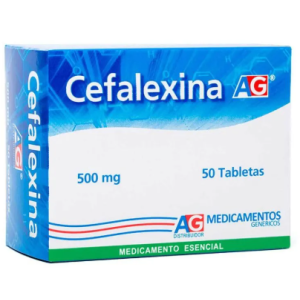 Cefalexina 500Mg Caja X 50 Tabletas