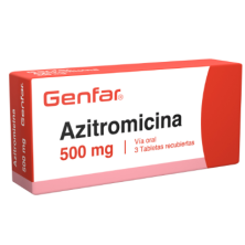 Azitromicina 500 Mg Genfar Caja X 3 Tabletas