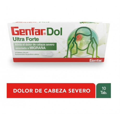 Genfar Dol Ultra Forte Caja X  10 Tabletas 
