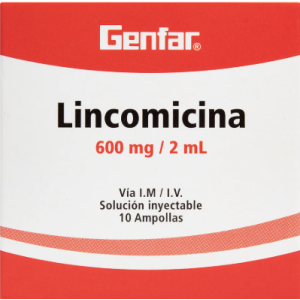 Lincomicina 600 Mg Caja X 10 Ampollas