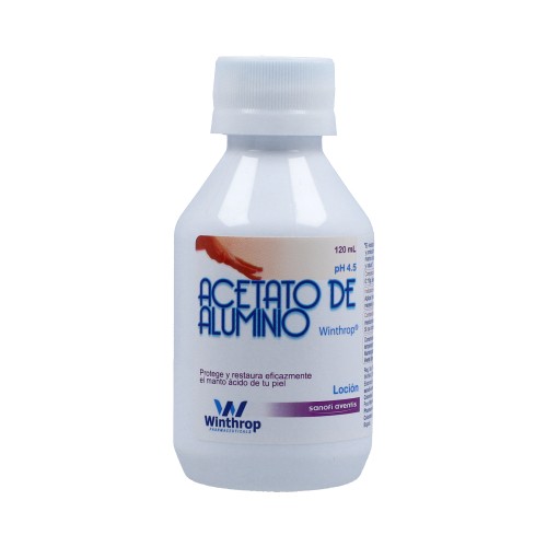 Acetato de Aluminio Loción Frasco X 120 Ml 