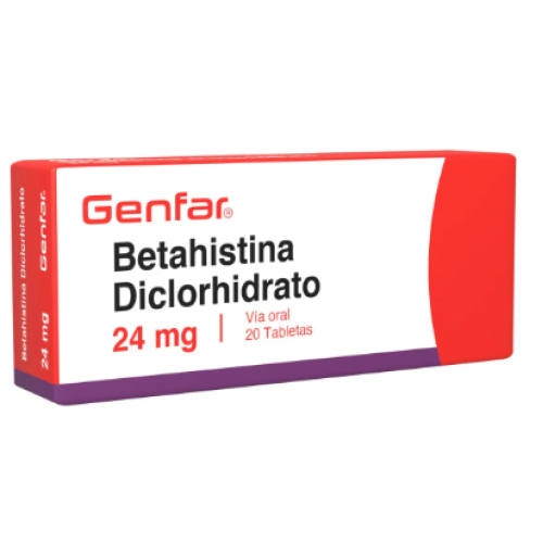 Betahistina 24Mg Caja X 20 Tabletas