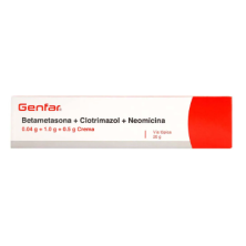 Betametasona + Clotrimazol + Neomicina Crema Genfar Tubo X 20 G