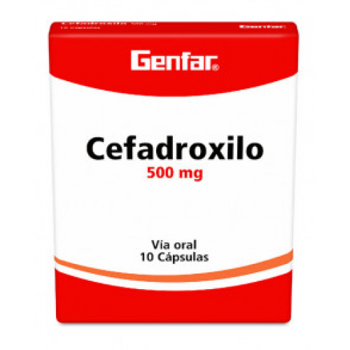 Cefadroxilo 500 Mg Caja X 10 Cápsulas 
