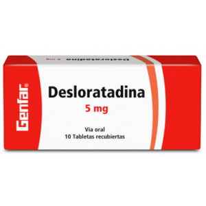Desloratadina 5 Mg Caja X 10 Tabletas 