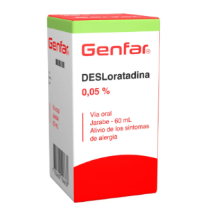 Desloratadina 0.05% Jarabe Frasco X 60 Ml