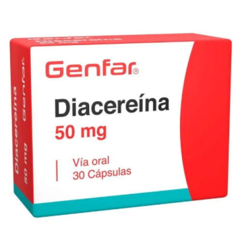Diacereína 50 Mg Caja X 30 Cápsulas