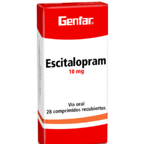 Escitalopram 10 Mg Caja X 28 Tabletas 