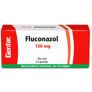 Fluconazol 150 Mg Caja X 2 Cápsulas 