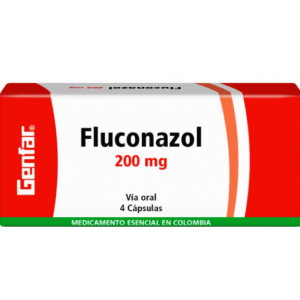 Fluconazol 200 Mg Caja X 4 Cápsulas 