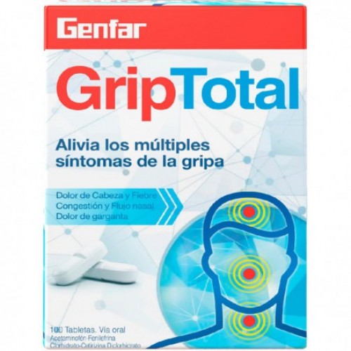Genfagrip Caja X 100 Tabletas 