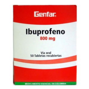 Ibuprofeno 800 Mg Caja X 50 Tabletas