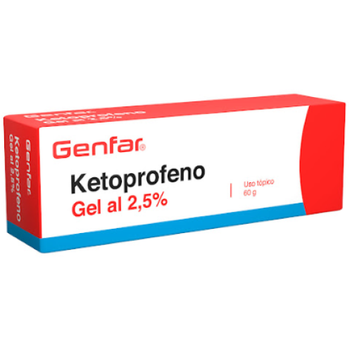Ketoprofeno Gel 2.5% Tubo X 60 Gramos