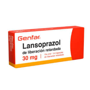 Lansoprazol 30Mg Caja X 14 Cápsulas de liberación retardada