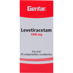 Levetiracetam 1000 Mg Caja X 30 Tabletas 