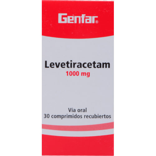 Levetiracetam 1000 Mg Caja X 30 Tabletas 