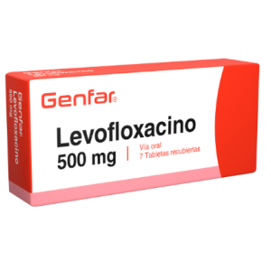 Levofloxacino 500 Mg Caja X 7 Tabletas