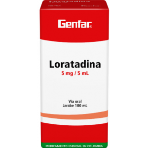 Loratadina 5 Mg/5 Ml Frasco X 100 Ml 