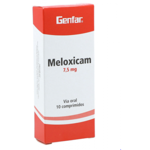 Meloxicam 7.5 Mg Caja X 10 Tabletas