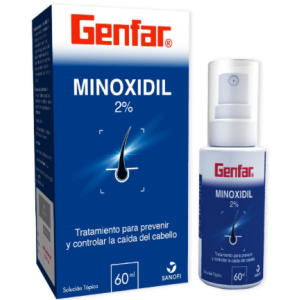 Minoxidil 2% Frasco X 60 Mililitros