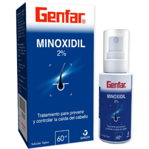 Minoxidil 2% Frasco X 60 Mililitros