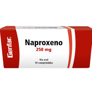 Naproxeno 250 Mg Caja X 10 Tabletas 