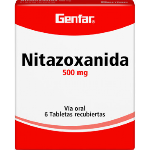 Nitazoxanida 500 Mg Caja X 6 Tabletas 