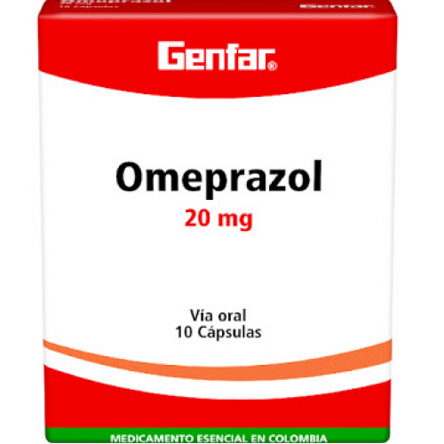 Omeprazol 20 Mg Caja X 10 Cápsulas 