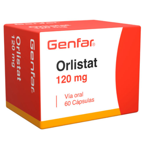 Orlistat 120 Miligramos Caja X 60 Cápsulas