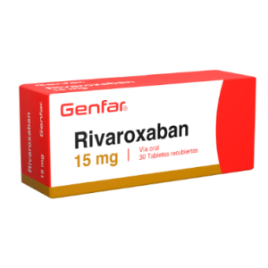 Rivaroxaban 15Mg Caja X 30 Tabletas
