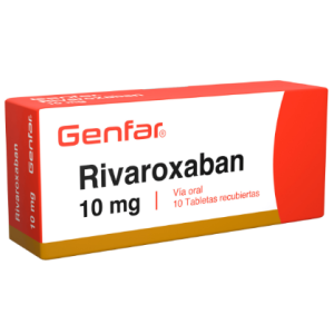 Rivaroxaban 10Mg Caja X 10 Tabletas