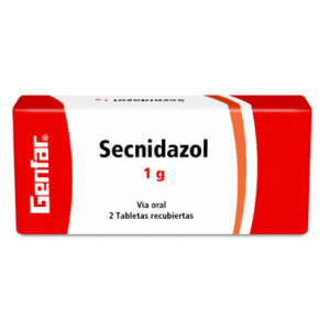 Secnidazol 1 Mg Caja X 2 Tabletas 