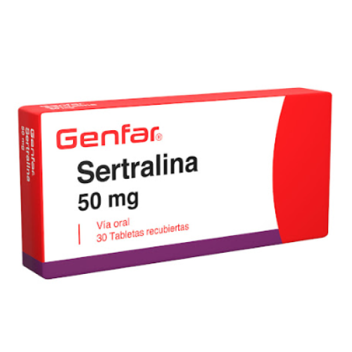 Sertralina 50 Miligramos Caja X 30 Tabletas