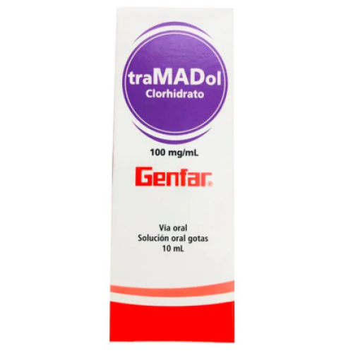 Tramadol Gotas 100 Miligramos Frasco X 10 Mililitros