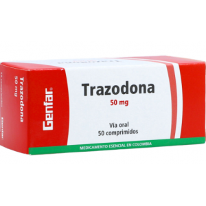 Trazodona 50 Mg Caja X 50 Tabletas 