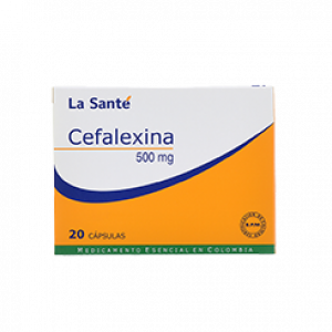 Cefalexina 500 Mg Caja X 20 Cápsulas
