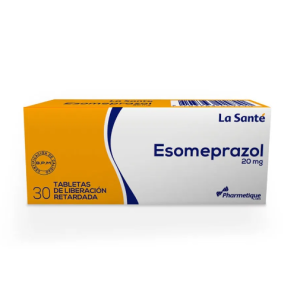 Esomeprazol 20 Mg La santé Caja X 30 Tabletas de liberación retardada
