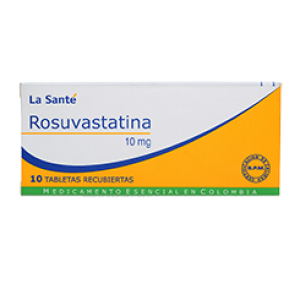 Rosuvastatina 10 Mg Caja X 10 Tabletas  
