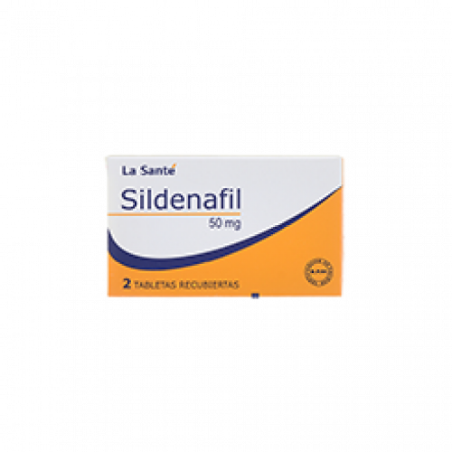 Sildenafil 50 Mg Caja X 2 Tabletas Recubiertas (VENTA BAJO FORMULA MEDICA)