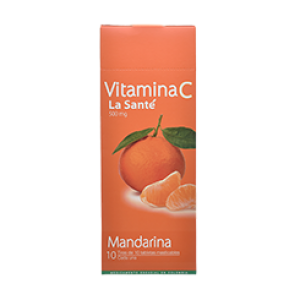 Vitamina C La Santé Mandarina Caja X 100 Tabletas 