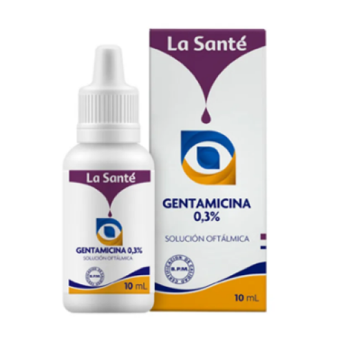 gentamicina solución oftálmica x 10 ml