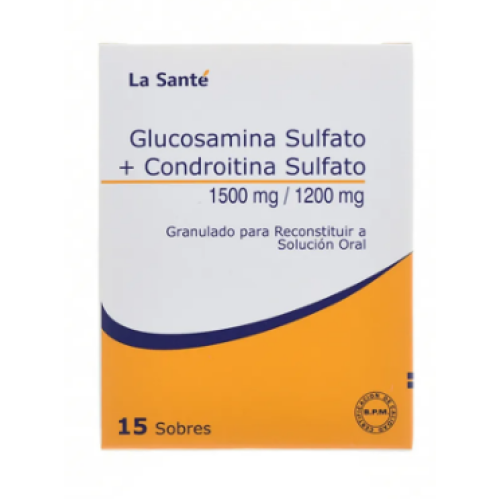 glucosamina sulfato + condroitina sulfato x 15 sobres