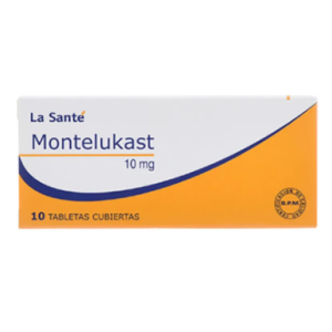 montelukast 10 mg x 10 tabletas