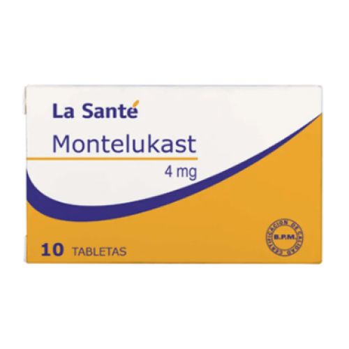 montelukast 4mg x 10 tabletas