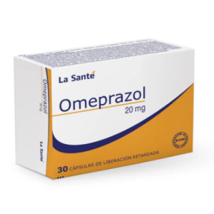 omeprazol 20mg x 30 cápsulas de liberación retardada